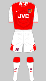 arsenal 1998 fa cup final kit