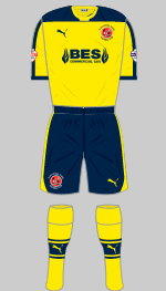 fleetwood town fc 2014-15 change kit