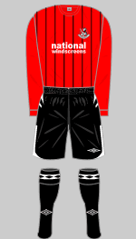 crusaders fc 2011-12 home kit