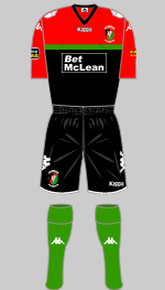 glentoran 2015-16 change kit