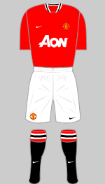 manchester united 2011-12 home kit