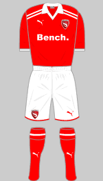 morecambe fc 2011-12 home kit