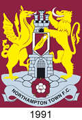 northampton town fc crest 1991