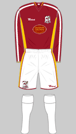 northampton town 2008-09 home kit