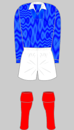 rangers 1956-57 european kit