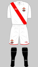 southampton fc home kit 2010-11