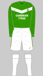 aberystwyth town fc 2011-12 home kit