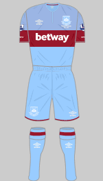 west ham united 2015-16 change kit