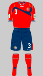 costa rica 2014 world cup kit